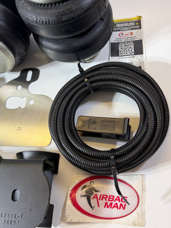 Airbag Man RR4700 Air Suspension Helper Kit for Rear Leaf Springs