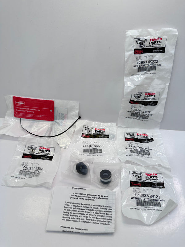 Fisher Emerson RPACKX00192 Enviroseal Retrofit Double PTFE Packing Repair Kit