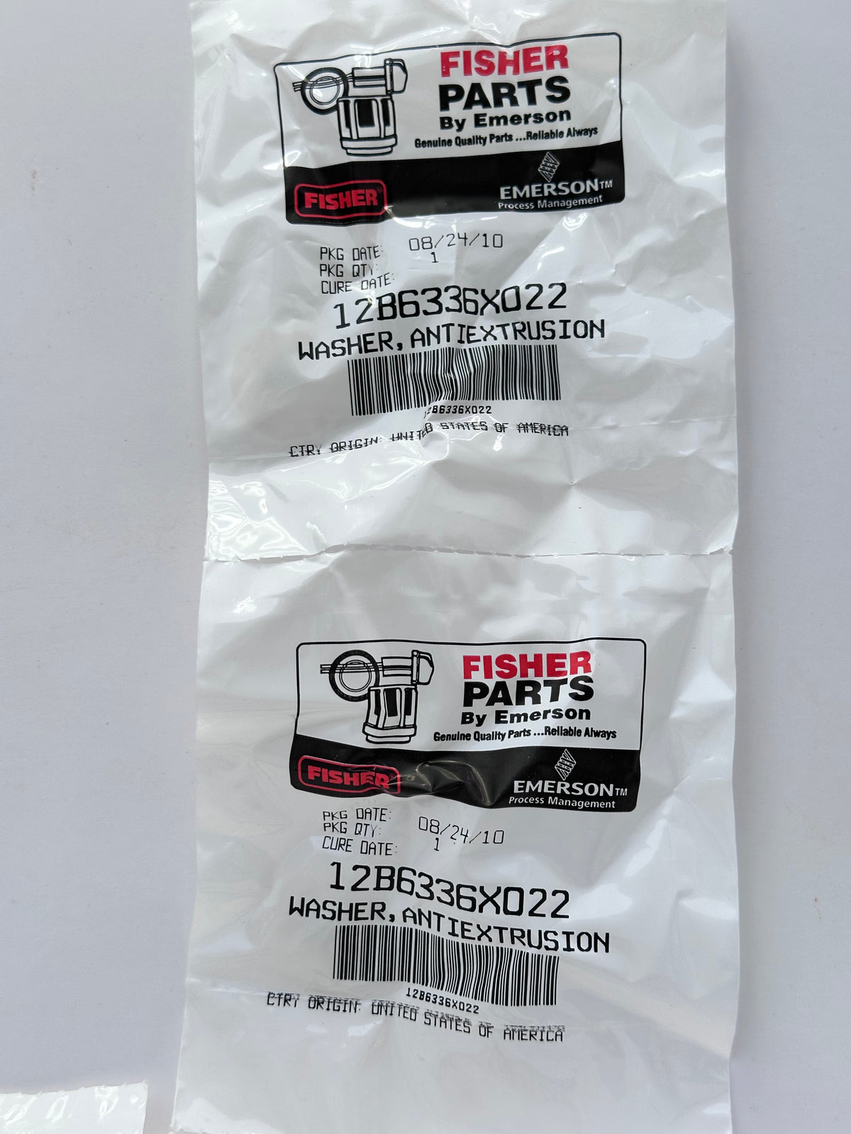 Fisher Emerson RPACKX00192 Enviro-Seal Double PTFE Packing Kit