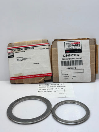 Fisher Emerson 12B7100X032 HP Gasket Set