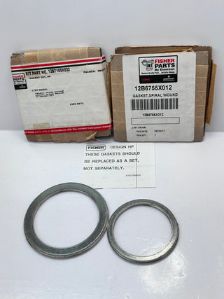 Fisher Emerson 12B7100X032 HP Gasket Set