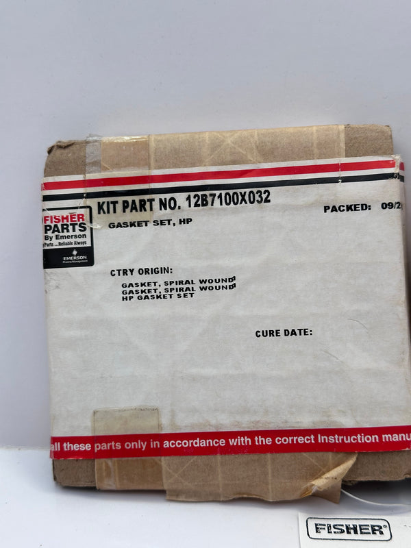 Fisher Emerson 12B7100X032 HP Gasket Set
