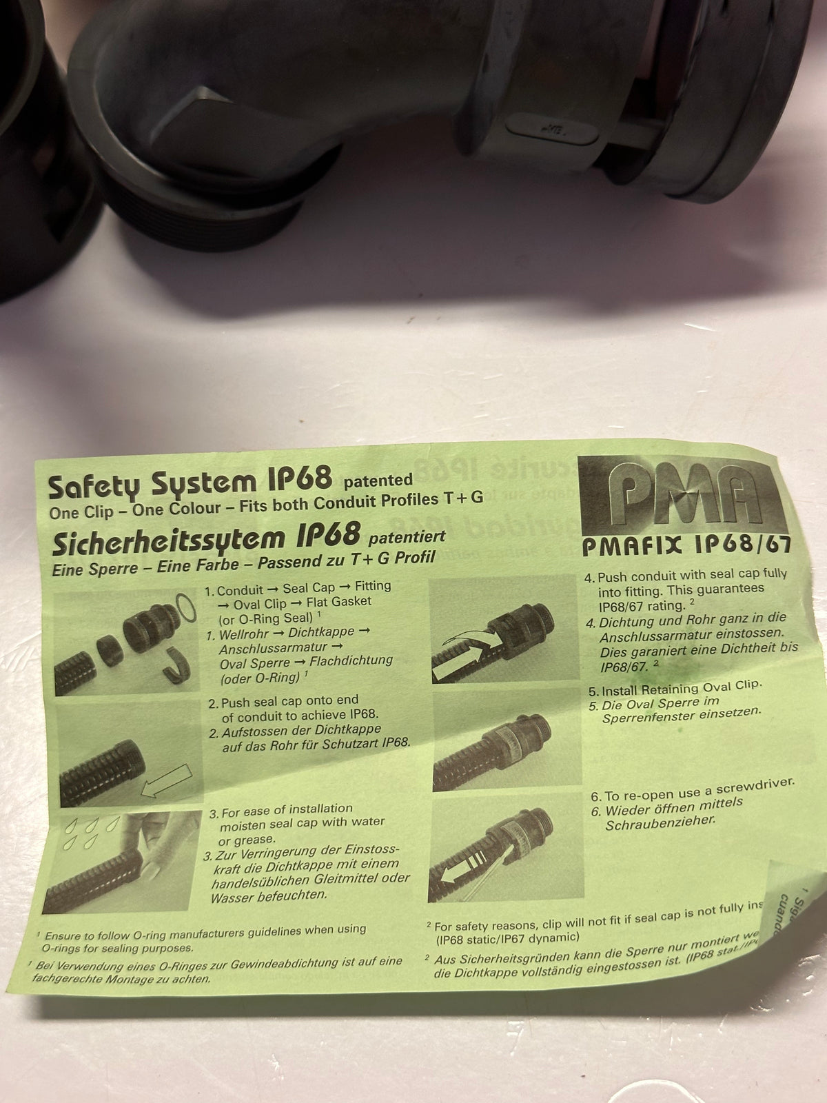ABB PMAFIX Conduct Fittings BVBV-M508 Bulk Pack