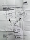 Fisher Emerson RGASKETX172 1 1/2" E-Body Valve Replacement Gasket Set