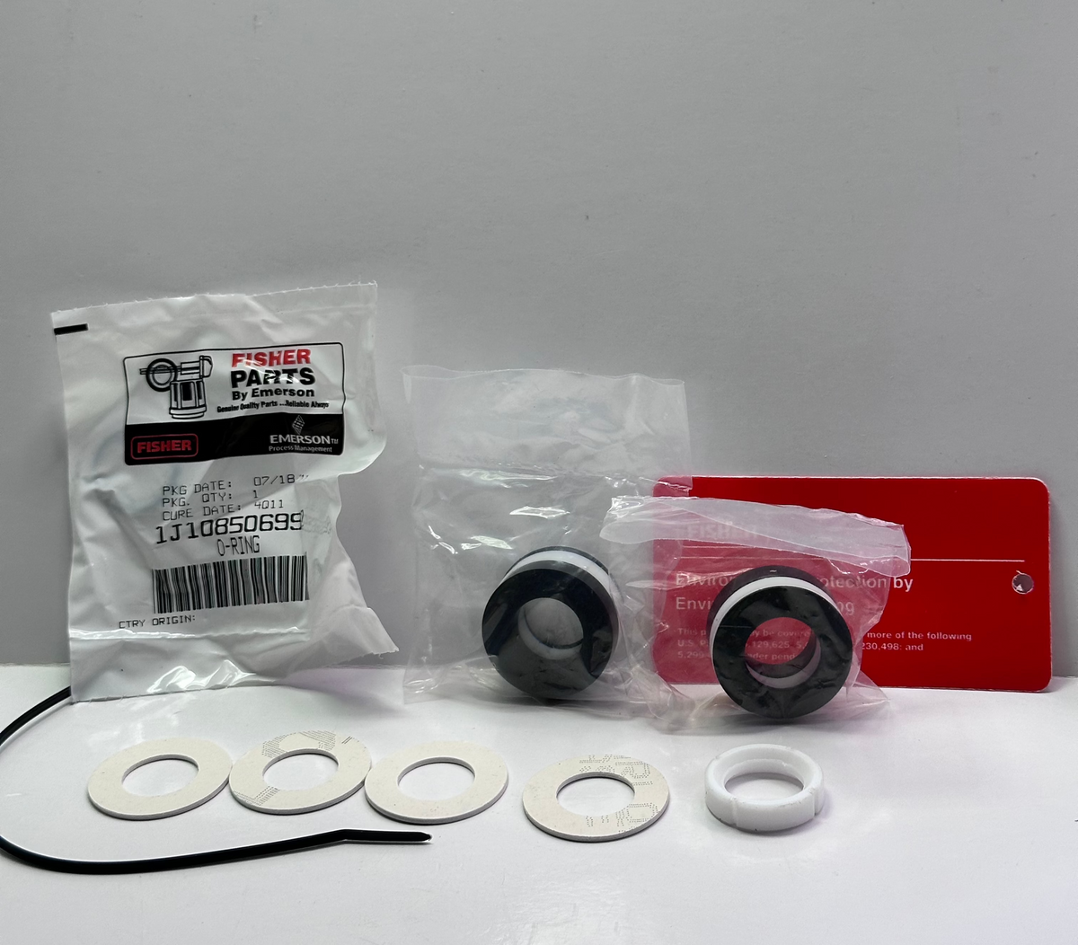 Fisher Emerson RPACKX00212 Enviro-Seal Packing Repair Kit - Double PTFE 3/4"