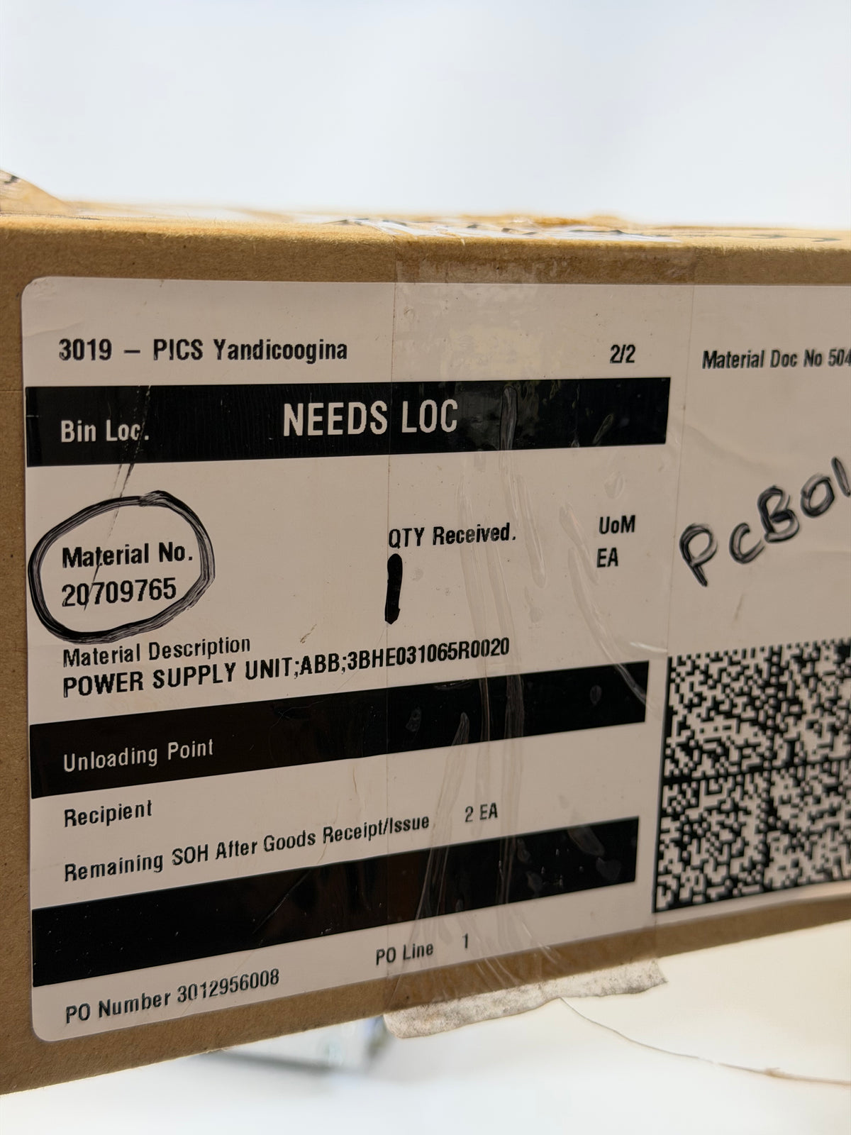 3BHE031065R0020 QUINT-PS/3AC/24DC/20 Power Supply, 2866792