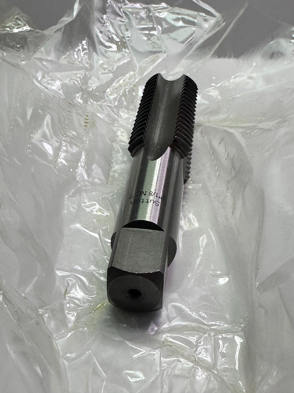 Sutton M2182858 UNC 1-1/8 x 7 Hand Tap - Bottoming