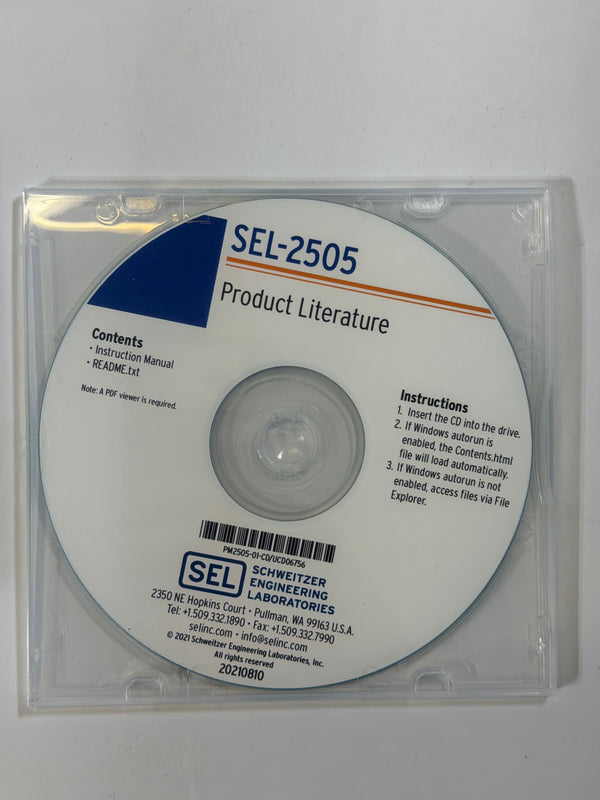 SEL-2505 Remote I/O Module 2505333XX