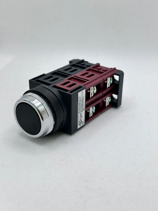 Maruyasu Electric Push Button/Flat Switch (Black) A25PF22B