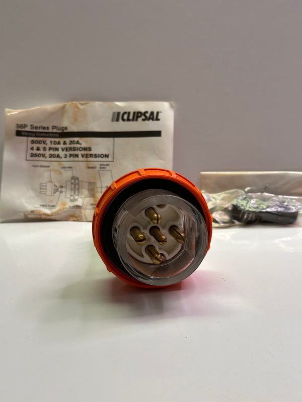 Clipsal 56P520 56 Series 5 Pin 20A Straight Plug