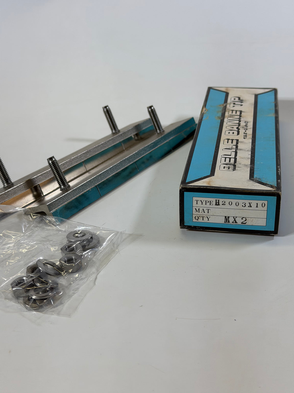 Belle Banne H2003X10 H-Type Tungsten-Tip Conveyor Scraper Blades