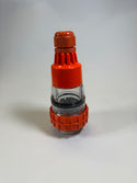 GEN3 PLS3PH410 10A, 4 Pin, 3 Phase Straight Industrial Plug - Orange