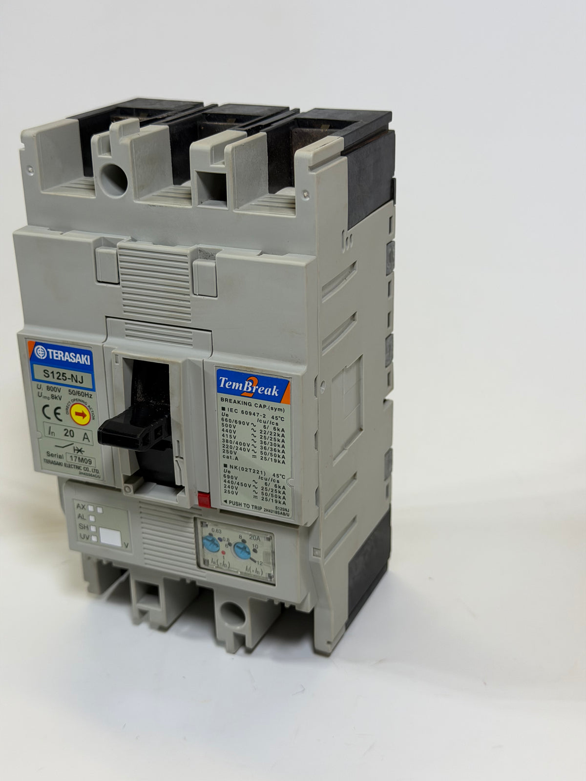 Terasaki Tembreak 2 S125-NJ 3P 20A FC Circuit Breaker