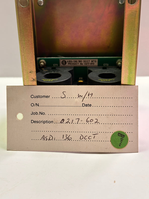 PDL ASDi 136 DCCT Module, Product No. 0217-602