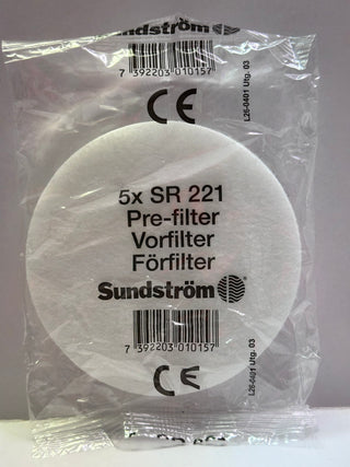 Sundstrom SR221 Pre-Filters - 80 Pack