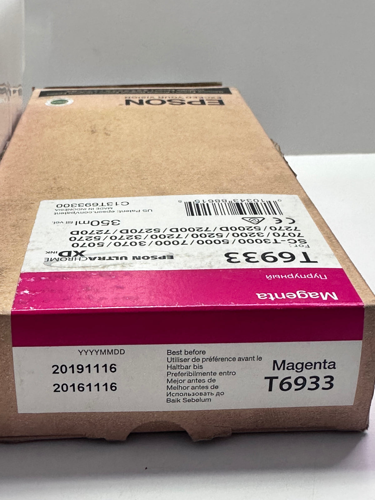 Epson T6933 350ml ULTRAChrome XD Ink Cartridge - Magenta - Genuine