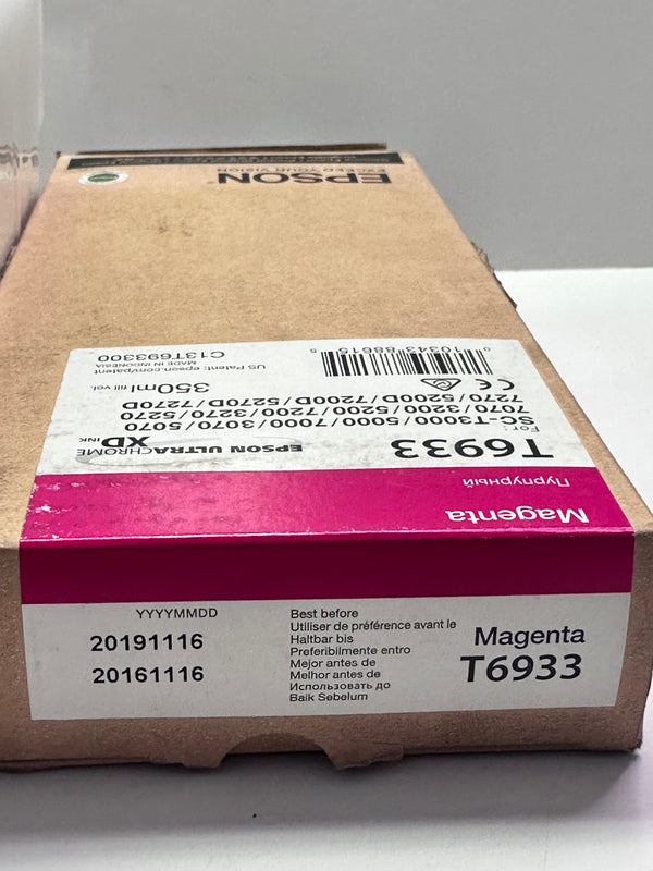 Epson T6933 350ml ULTRAChrome XD Ink Cartridge - Magenta - Genuine
