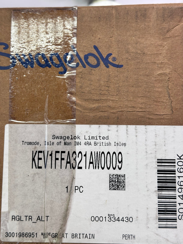 Swagelok KEV Series Electronically Heated Vaporizing Regulator - KEV1FFA321AW0009