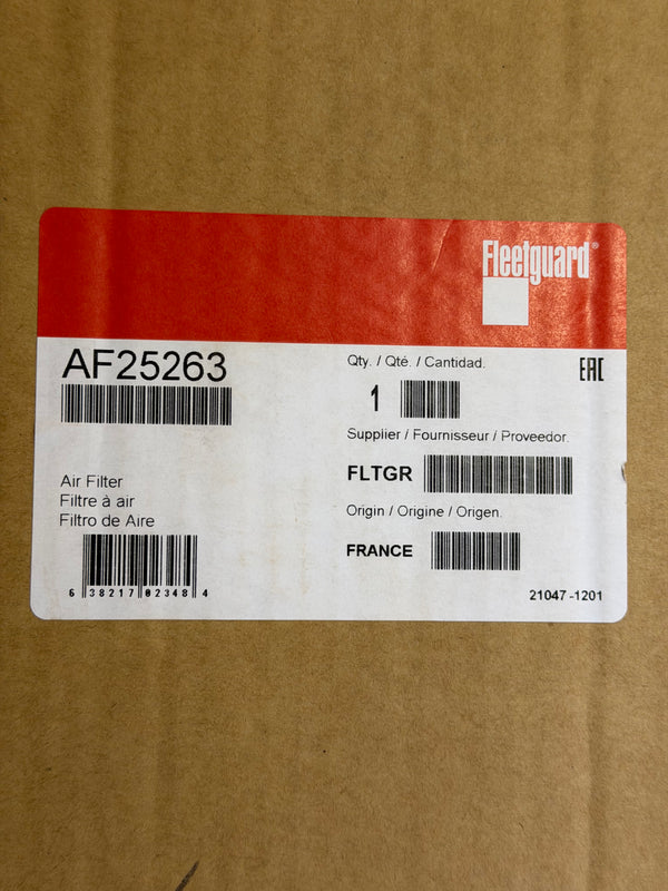 Fleetguard AF25263 Secondary Air Filter Element, Magnum RS