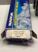 Narva 47987 12V 2.2W E10 Incandescent Globes, Box of 10