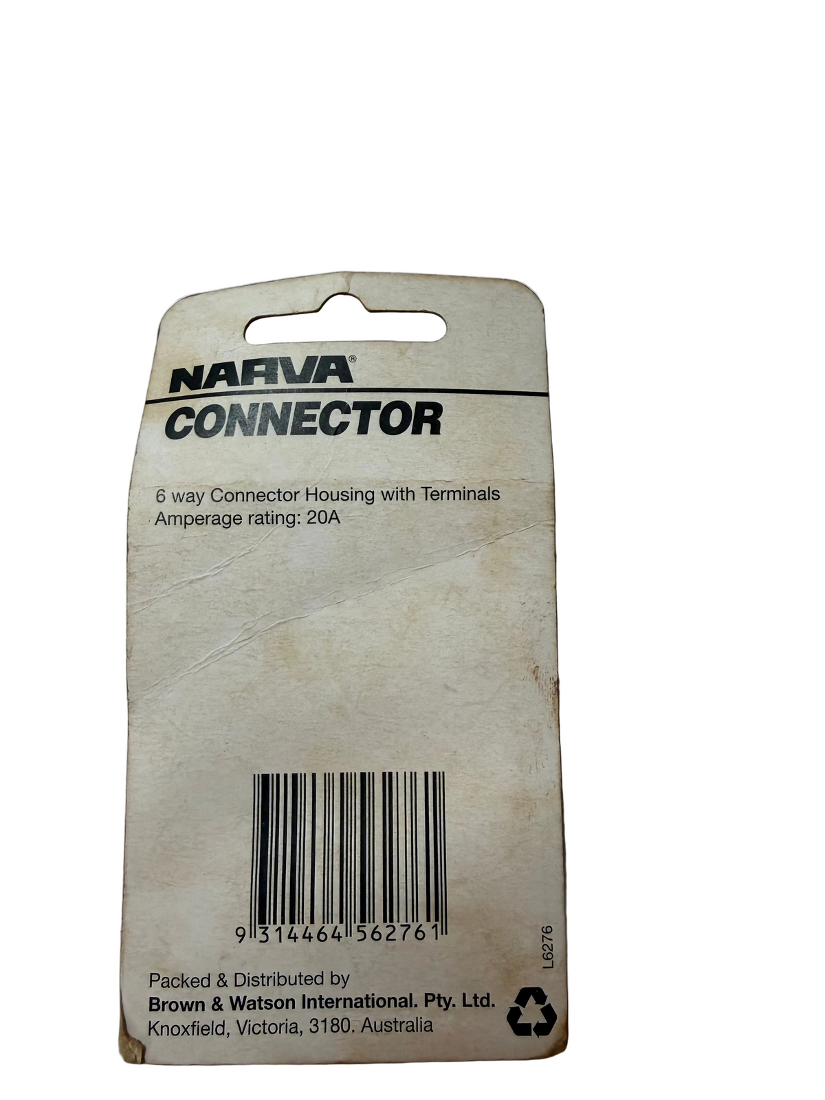 NARVA 6 Way Connector housing set with Terminals 56276BL