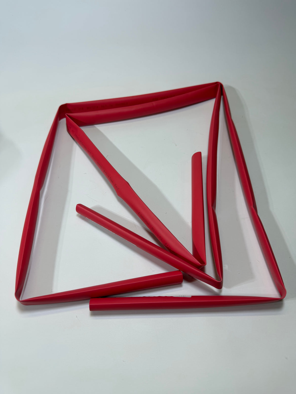 Bizline BIZ 218 050 Red Heat-Shrink Tubing — 13/6.5mm, 4ft