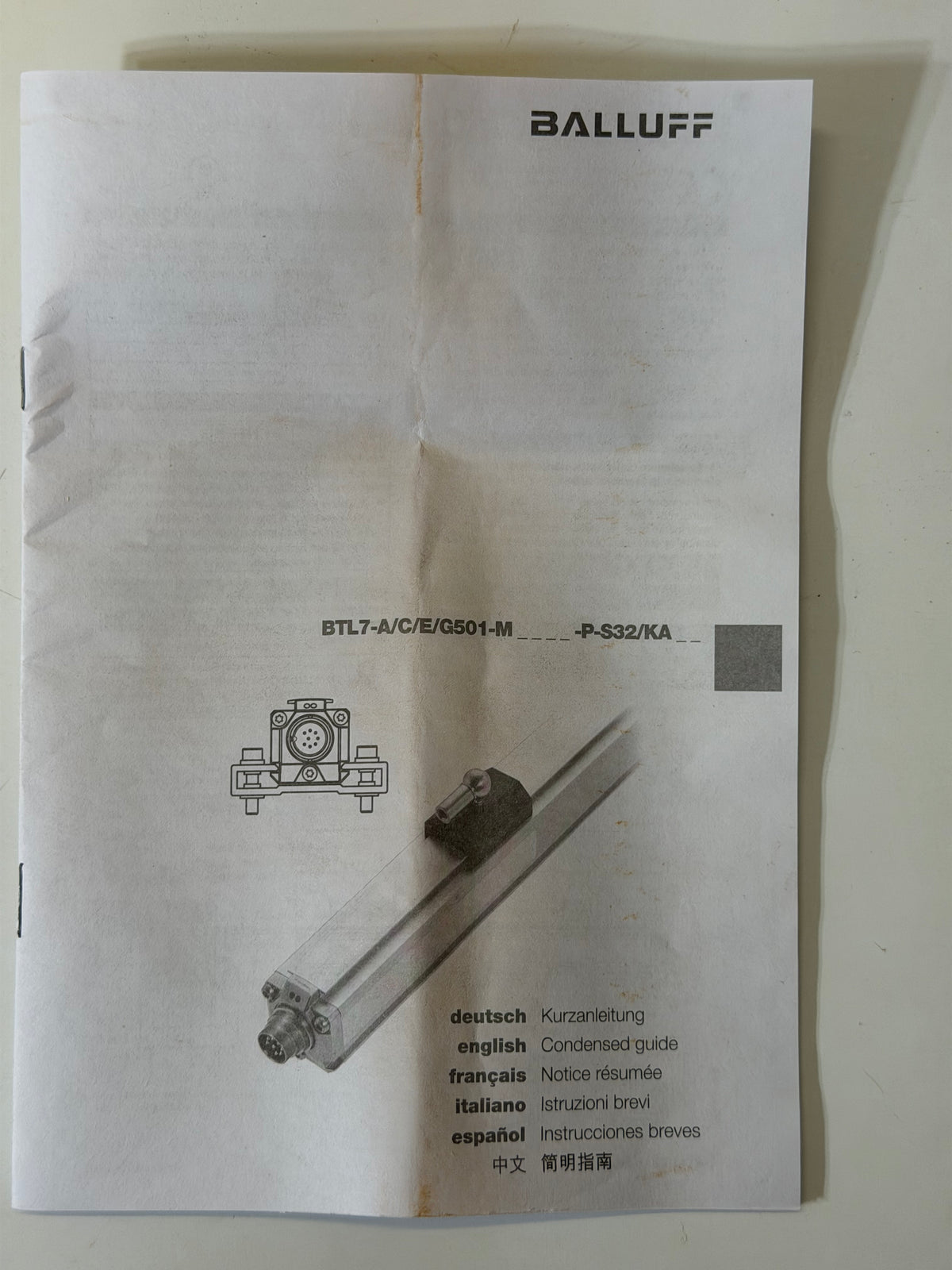 Balluff BTL7-E501-M0150-P-S32 Linear Sensor — BTL15NH