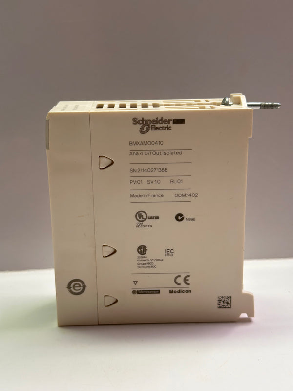 Schneider Electric BMXAMO0410 PLC Isolated Analogue Output Module - 4 Outputs
