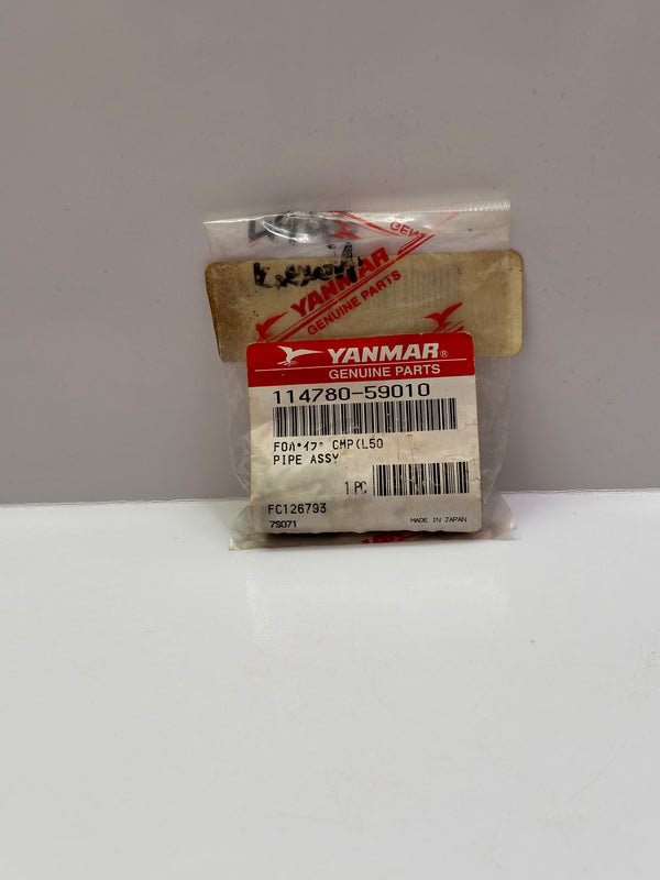 Yanmar 114780-59010 Genuine Pipe Assy, Fuel / Oil L50 fits Yanmar L48N5SJ1 Mixer Spec Engine