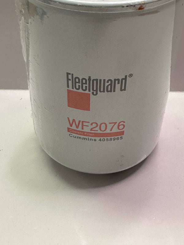 Fleetguard WF2076 Water Coolant Filter, Spin-On 4058965