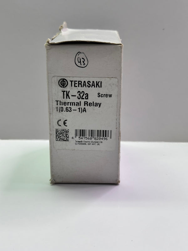 Terasaki TK-32a Thermal Overload Relay 0.63~1a - 820496