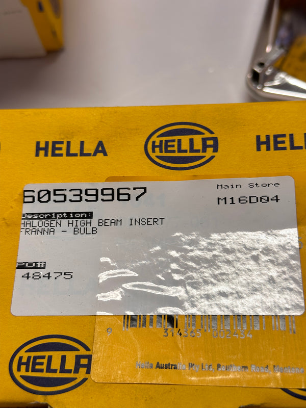 Hella 1041 Headlamp Insert, High Beam H1 1KB 003 177-061