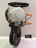 WEY W Series Knife Gate Valve Size 3 with Handwheel including 2 ifm IGT202 Inductive sensors and Junction box