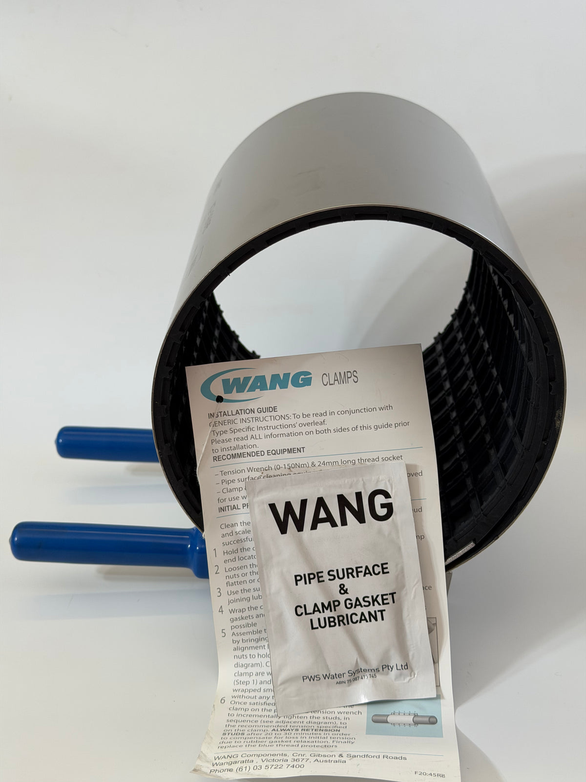 Wang K2-160AB 316 Stainless Steel Pipe Repair Clamp - 160–170mm