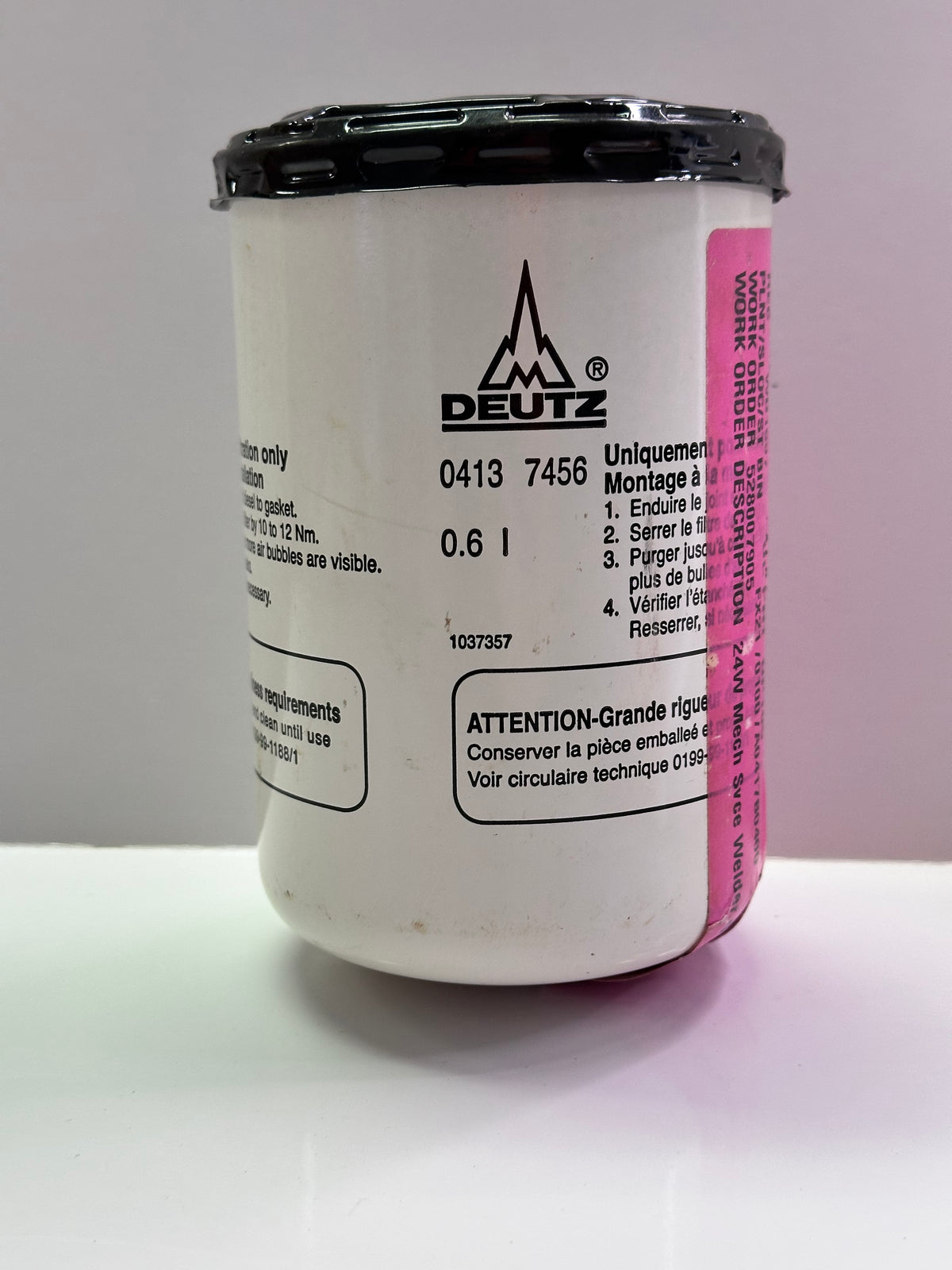 Deutz 04137456 Genuine Fuel Filter