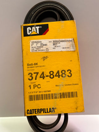 Caterpillar CAT 374-8483 Genuine 1937mm Long Ribbed Belt F5211F2