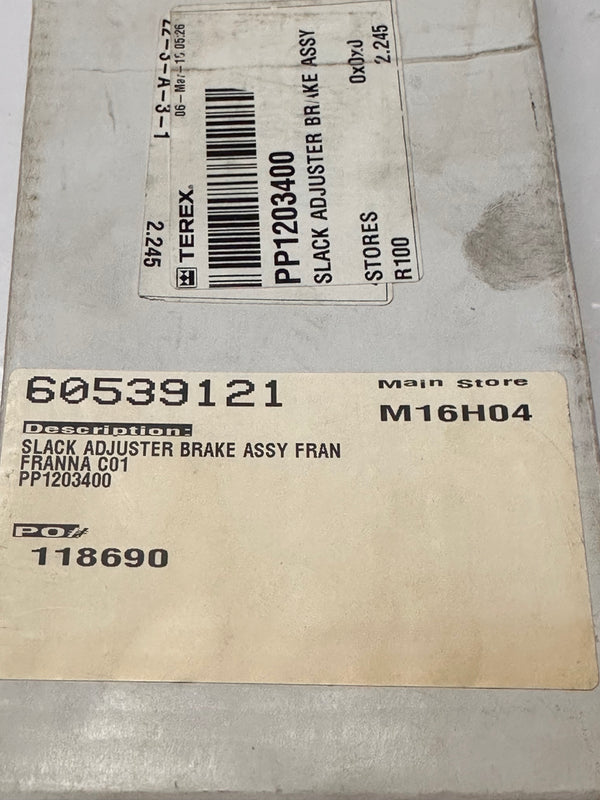 FKH/TEREX Slack Adjuster Brake Assy PP1203400