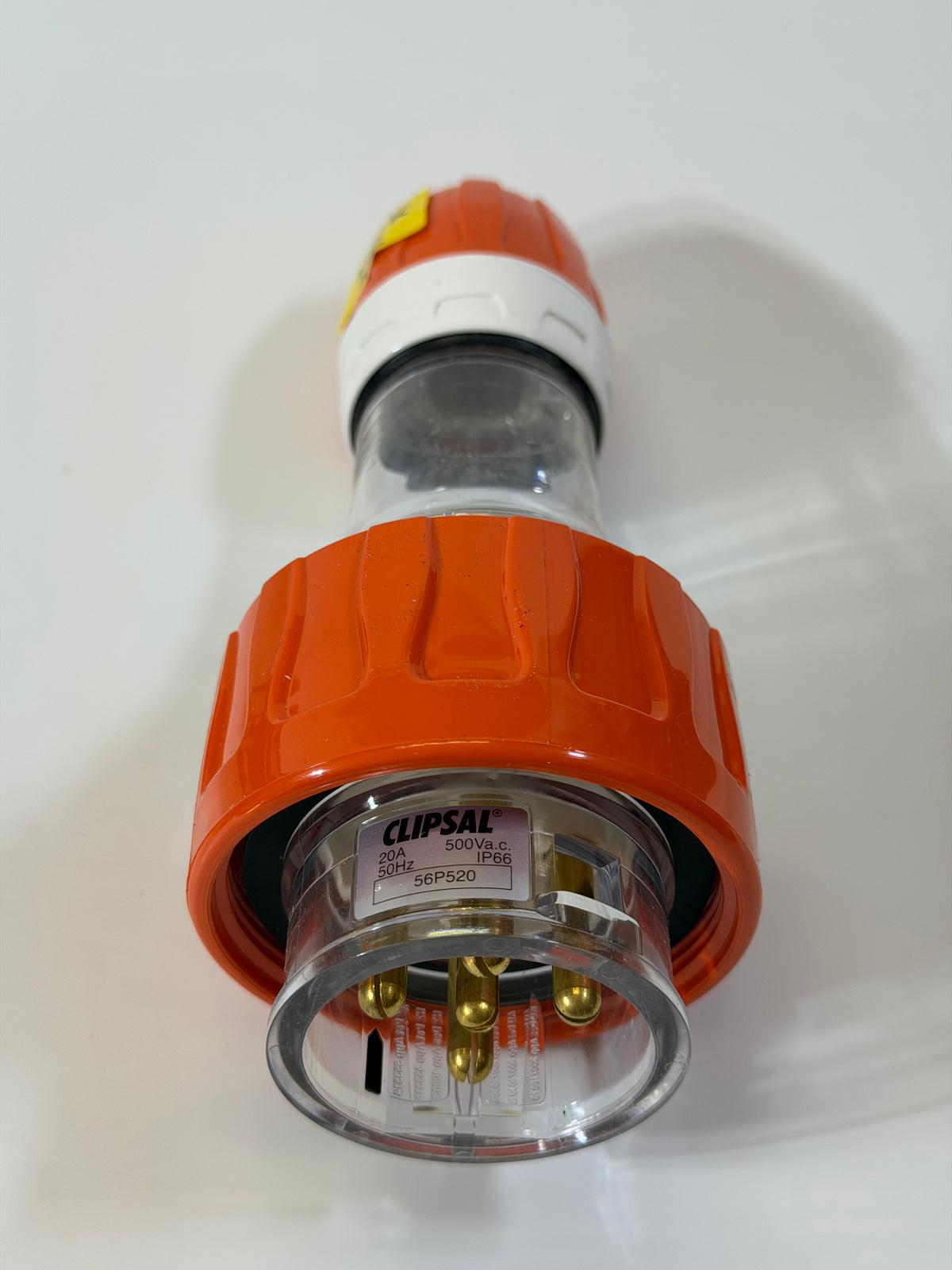 Clipsal 56P520-EO 56 Series 5 Round Pin, 20A Straight Plug, Three Phase