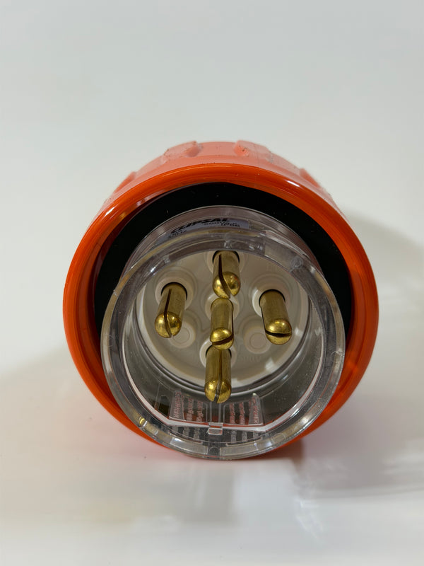 Clipsal 56P520-EO 56 Series 5 Round Pin, 20A Straight Plug, Three Phase