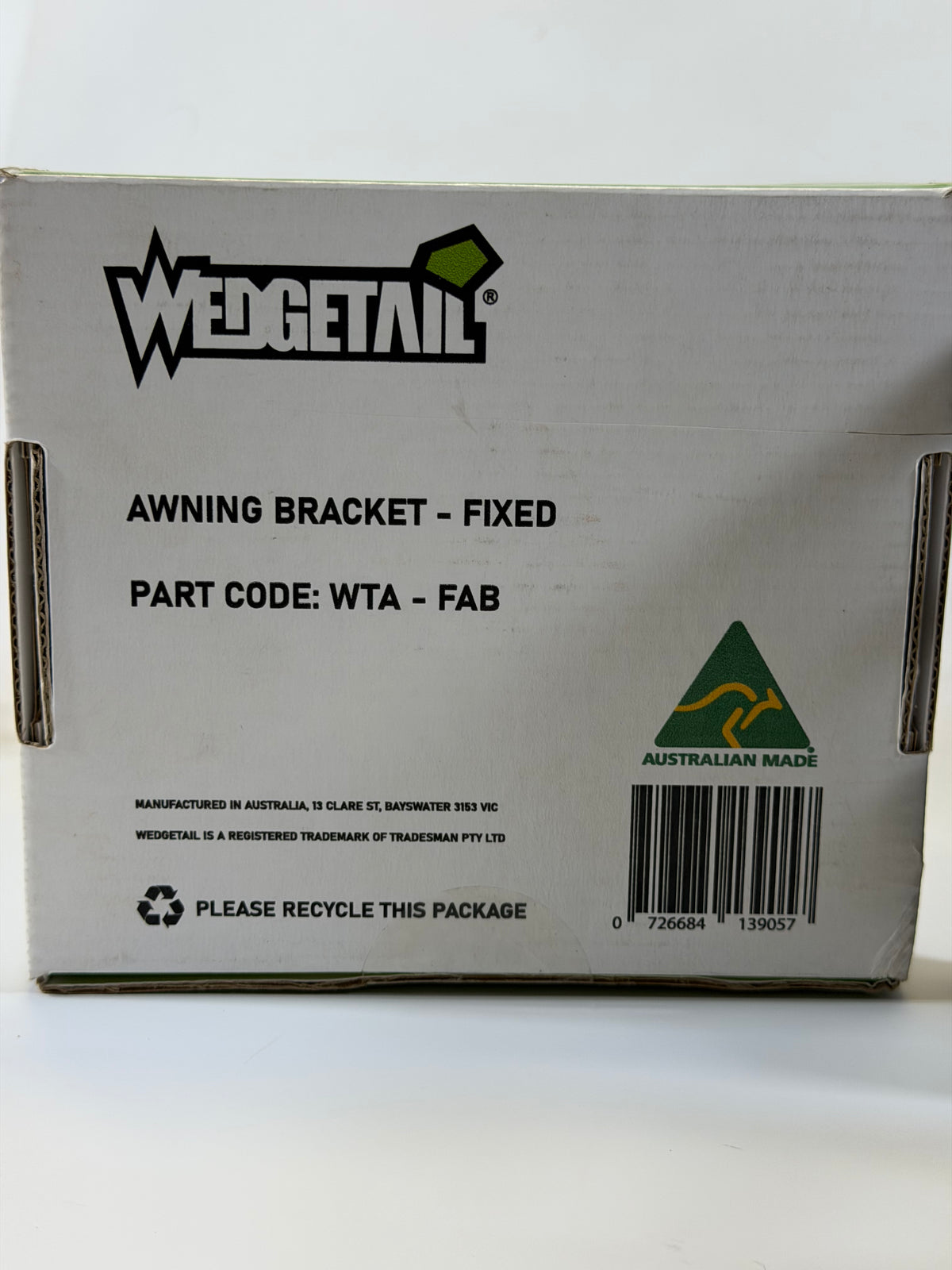 Wedgetail WTA-FAB Fixed Awning Bracket x 2