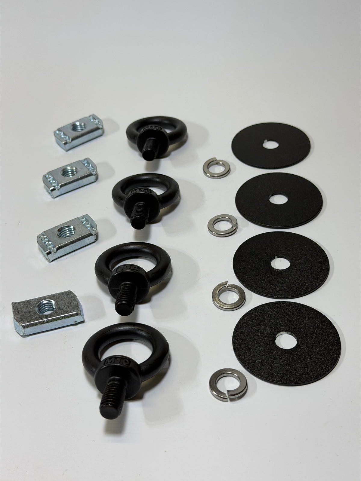 Wedgetail WTA-TEK4 Tie-Down Eyelet Kit — 4 Piece, Black