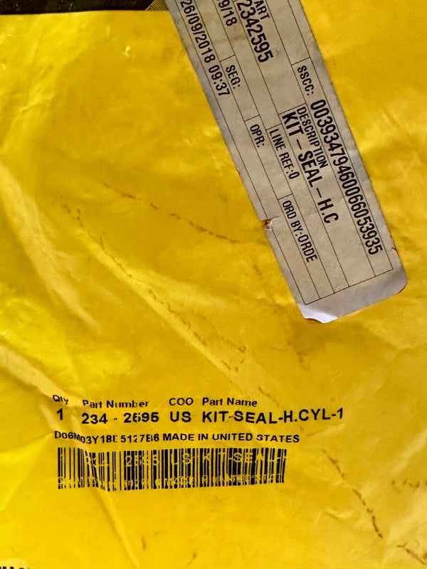 Caterpillar CAT 234-2595 Kit - Hydraulic Cylinder Seal, Standard Size