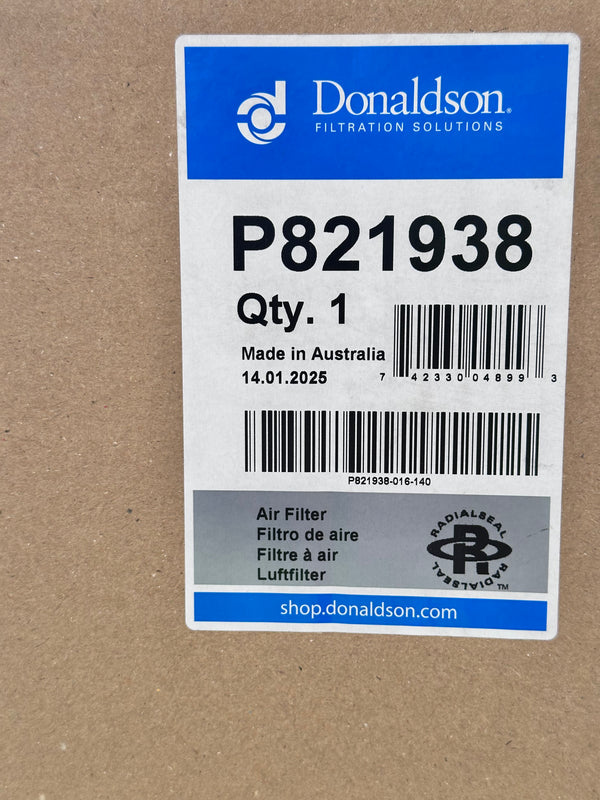Donaldson P821938 Primary Air Filter, Radialseal