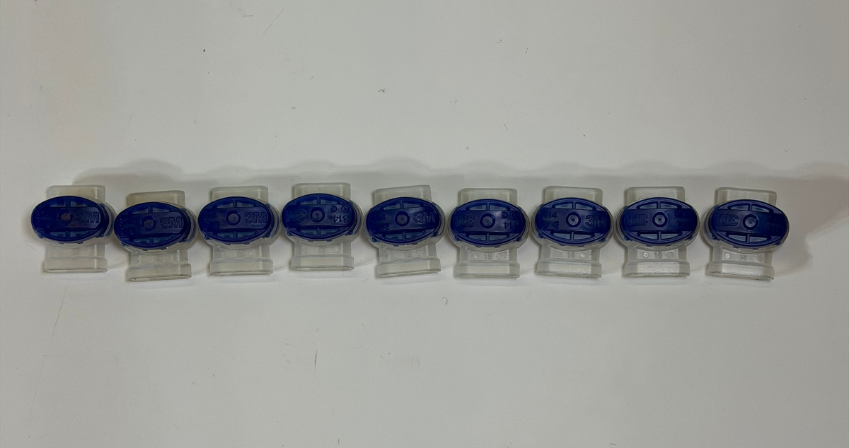 3M 314 Scotchlok Self-Stripping Pigtail Connector, bag of 9