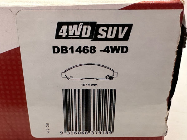 BENDIX Brake Pads DB1468-4WD