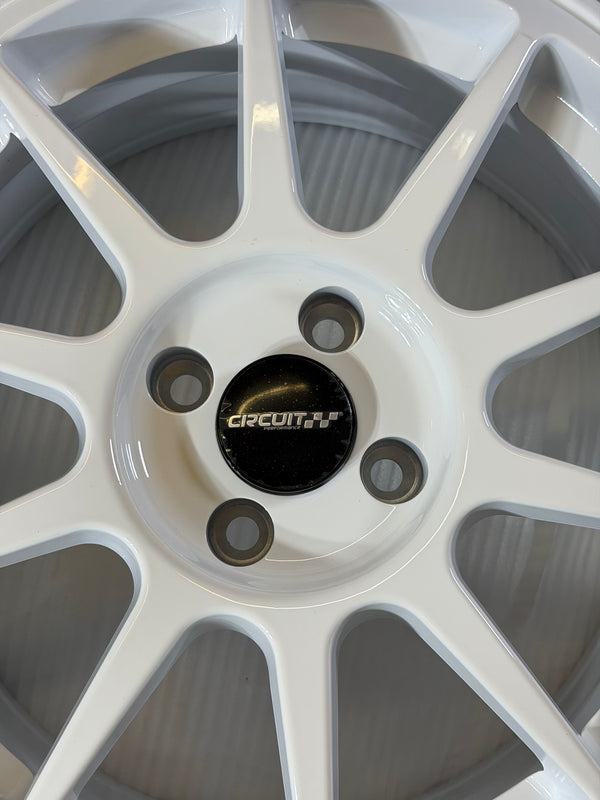 Circuit Performance CP23 15x7" Gloss White Rim 4x100 [+35mm]