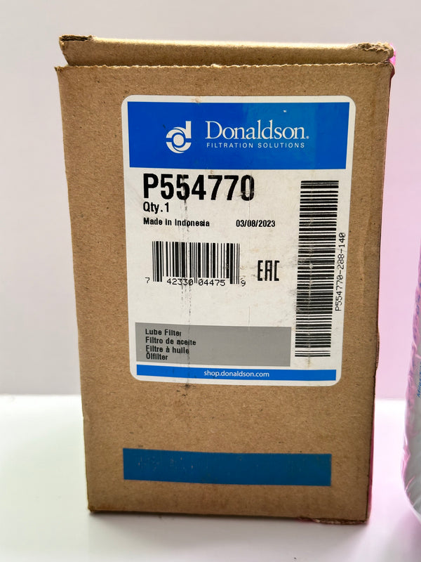 Donaldson P554770 Lube Filter, Spin-on Full Flow for John Deere AM34770