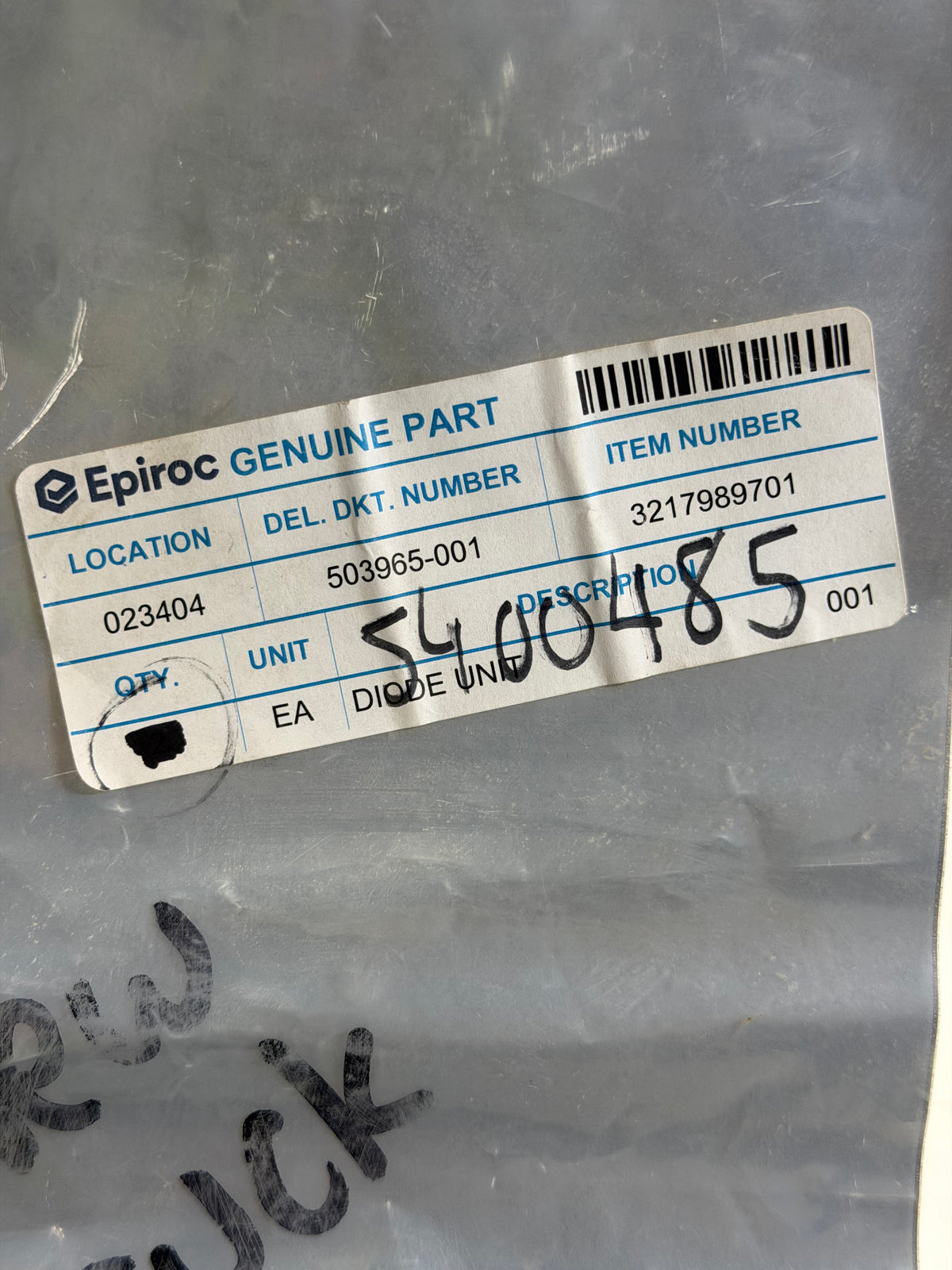 Epiroc 3217989701 Diode Unit, ABB M4/6.D