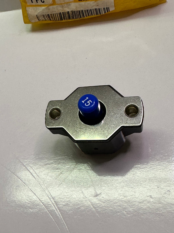 6T-3643 15A Circuit Breaker Assembly with Manual Reset