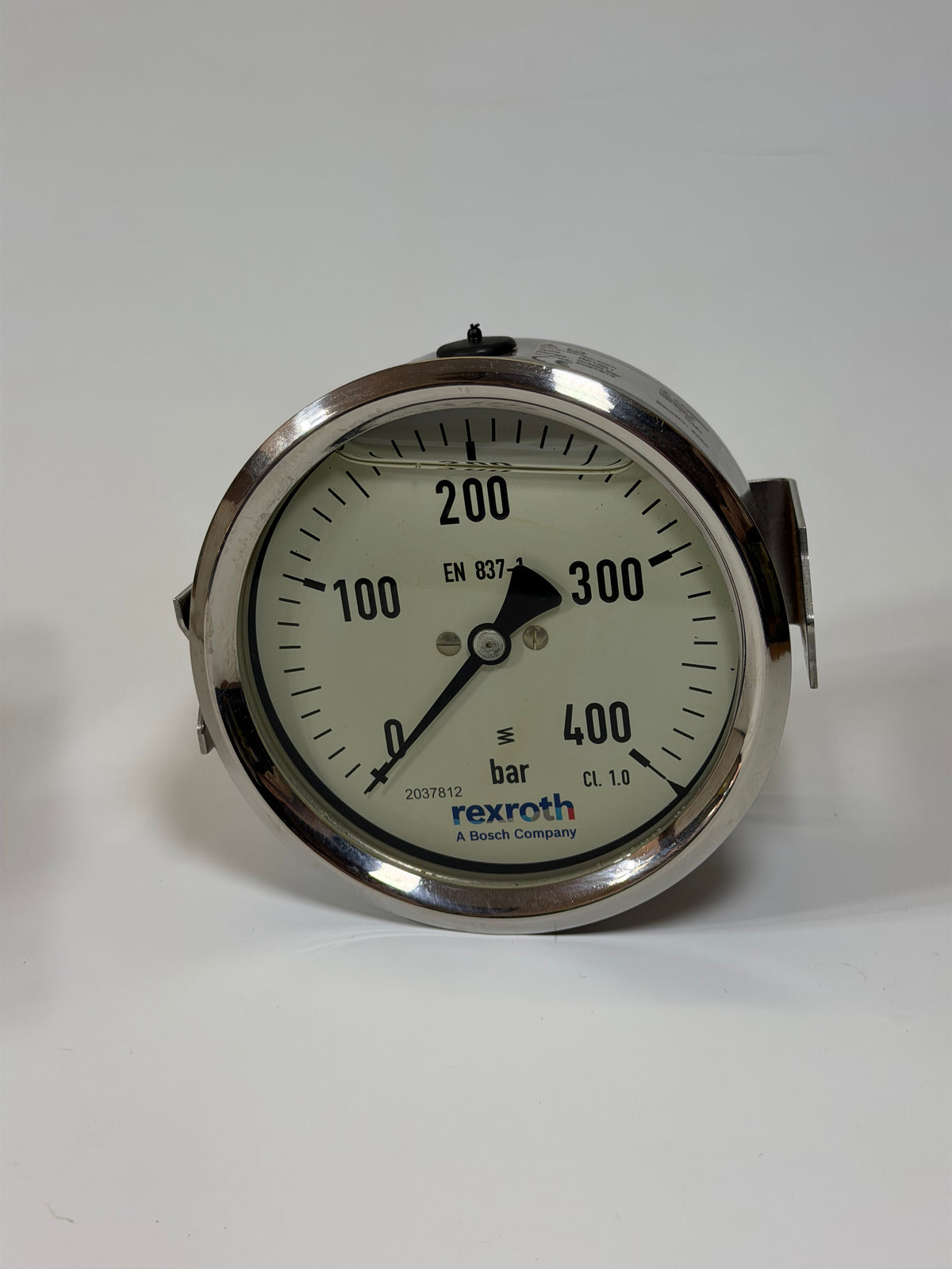 Rexroth RF100 I Bourdon Tube Pressure Gauge, 0/400 Bar, 100mm